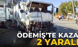 ÖDEMİŞ’TE KAZA  2 yaralı