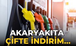 Akaryakıta çifte indirim...