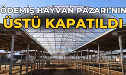 Ödemiş Hayvan Pazarı’nın üstü kapatıldı