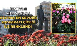 İzmir’de Meydanlar Ata’nın en sevdiği kasımpatı çiçeği ile renklendi