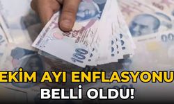 Ekim ayı enflasyonu belli oldu!