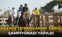 Ödemiş’te rahvan at yarışı şampiyonası yapıldı