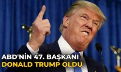 ABD'nin 47. başkanı Donald Trump oldu