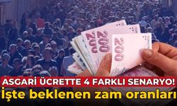 Asgari ücrette 4 farklı senaryo! İşte beklenen zam oranları