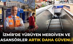 İzmir'de Yürüyen merdiven ve asansörler artık daha güvenli