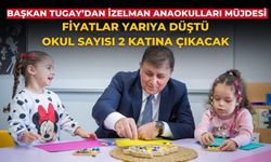 Başkan Tugay’dan İZELMAN anaokulları müjdesi Fiyatlar yarıya düştü okul sayısı 2 katına çıkacak