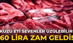 Kuzu eti sevenler üzülebilir 60 lira zam geldi!