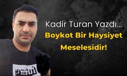 Boykot Bir Haysiyet Meselesidir!