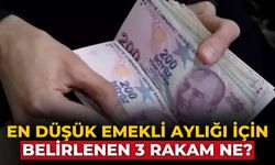 En düşük emekli aylığı için belirlenen 3 rakam ne?