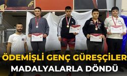 ÖDEMİŞLİ GENÇ GÜREŞÇİLER MADALYALARLA DÖNDÜ