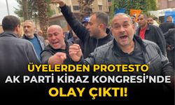 AK Parti Kiraz Kongresi'nde olay çıktı!