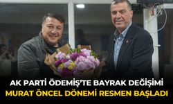 AK PARTİ ÖDEMİŞ’TE BAYRAK DEĞİŞİMİ MURAT ÖNCEL DÖNEMİ RESMEN BAŞLADI