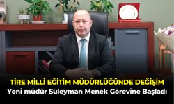 Yeni müdür Süleyman Menek Görevine Başladı