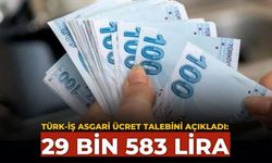 Türk-İş asgari ücret talebini açıkladı: 29 bin 583 lira