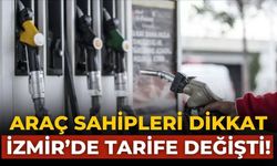 Araç sahipleri dikkat İzmir’de tarife değişti!