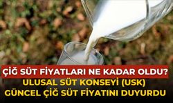 Çiğ süt fiyatları ne kadar oldu? Ulusal Süt Konseyi (USK) güncel çiğ süt fiyatını duyurdu