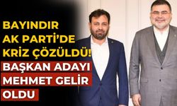 BAYINDIR AK PARTİ’DE KRİZ ÇÖZÜLDÜ! BAŞKAN ADAYI MEHMET GELİR OLDU