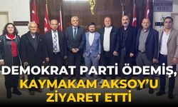 DEMOKRAT PARTİ ÖDEMİŞ, KAYMAKAM AKSOY’U ZİYARET ETTİ