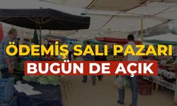 Ödemiş Salı Pazarı bugün de açık