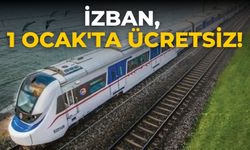 İZBAN, 1 Ocak'ta ücretsiz!