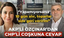 AKP’Lİ ÖZÇINAR’DAN CHP’Lİ COŞKUNA CEVAP