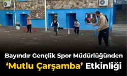 Bayındır Gençlik Spor Müdürlüğünden ‘Mutlu Çarşamba’ Etkinliği