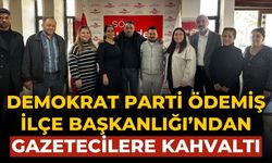 DEMOKRAT PARTİ ÖDEMİŞ İLÇE BAŞKANLIĞI’NDAN GAZETECİLERE KAHVALTI