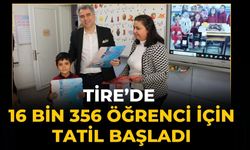 Tire’de 16 bin 356 Öğrenci için Tatil Başladı