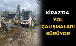 Kiraz'da Yol Çalışmaları sürüyor