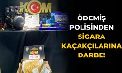 ÖDEMİŞ POLİSİNDEN SİGARA KAÇAKÇILARINA DARBE!