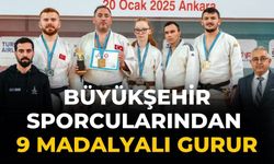 Büyükşehir sporcularından 9 madalyalı gurur