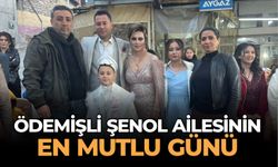 ÖDEMİŞLİ ŞENOL AİLESİNİN EN MUTLU GÜNÜ