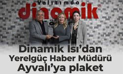 Dinamik Isı’dan Yerelgüç Haber Müdürü Ayvalı’ya plaket