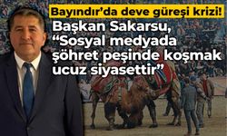 Bayındır’da deve güreşi krizi!