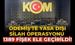 Ödemiş'te yasa dışı Silah Operasyonu 1389 Fişek Ele Geçirildi!