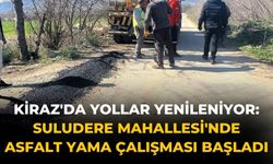 Kiraz'da Yollar Yenileniyor: Suludere Mahallesi'nde Asfalt Yama Çalışması Başladı