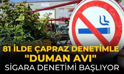 81 ilde çapraz denetimle "duman avı" Sigara denetimi başlıyor