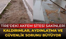 Tire'deki Akfem Sitesi Sakinleri: Kaldırımlar, Aydınlatma ve Güvenlik Sorunu Büyüyor