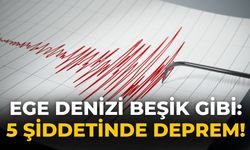 Ege Denizi beşik gibi: 5 şiddetinde deprem!