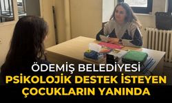 Ödemiş Belediyesi Psikolojik destek isteyen çocukların yanında