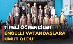 Tireli öğrenciler engelli vatandaşlara umut oldu!