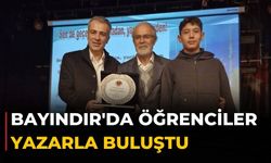 Bayındır'da Öğrenciler Yazarla Buluştu