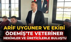 Arif Uyguner ve Ekibi Ödemiş’te Veteriner Hekimler ve Üreticilerle Buluştu