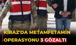 Kiraz'da metamfetamin Operasyonu 3 gözaltı