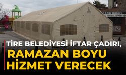 Tire Belediyesi iftar çadırı, Ramazan boyu hizmet verecek