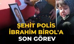 Şehit polis İbrahim Birol'a son görev