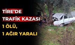 Tire’de Trafik Kazası 1 Ölü, 1 Ağır Yaralı