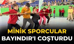 Minik Sporcular Bayındır'ı Coşturdu