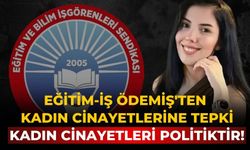 Eğitim-İş Ödemiş'ten Kadın Cinayetlerine Tepki Kadın Cinayetleri Politiktir!