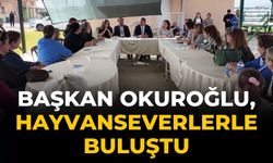 Başkan Okuroğlu, hayvanseverlerle buluştu